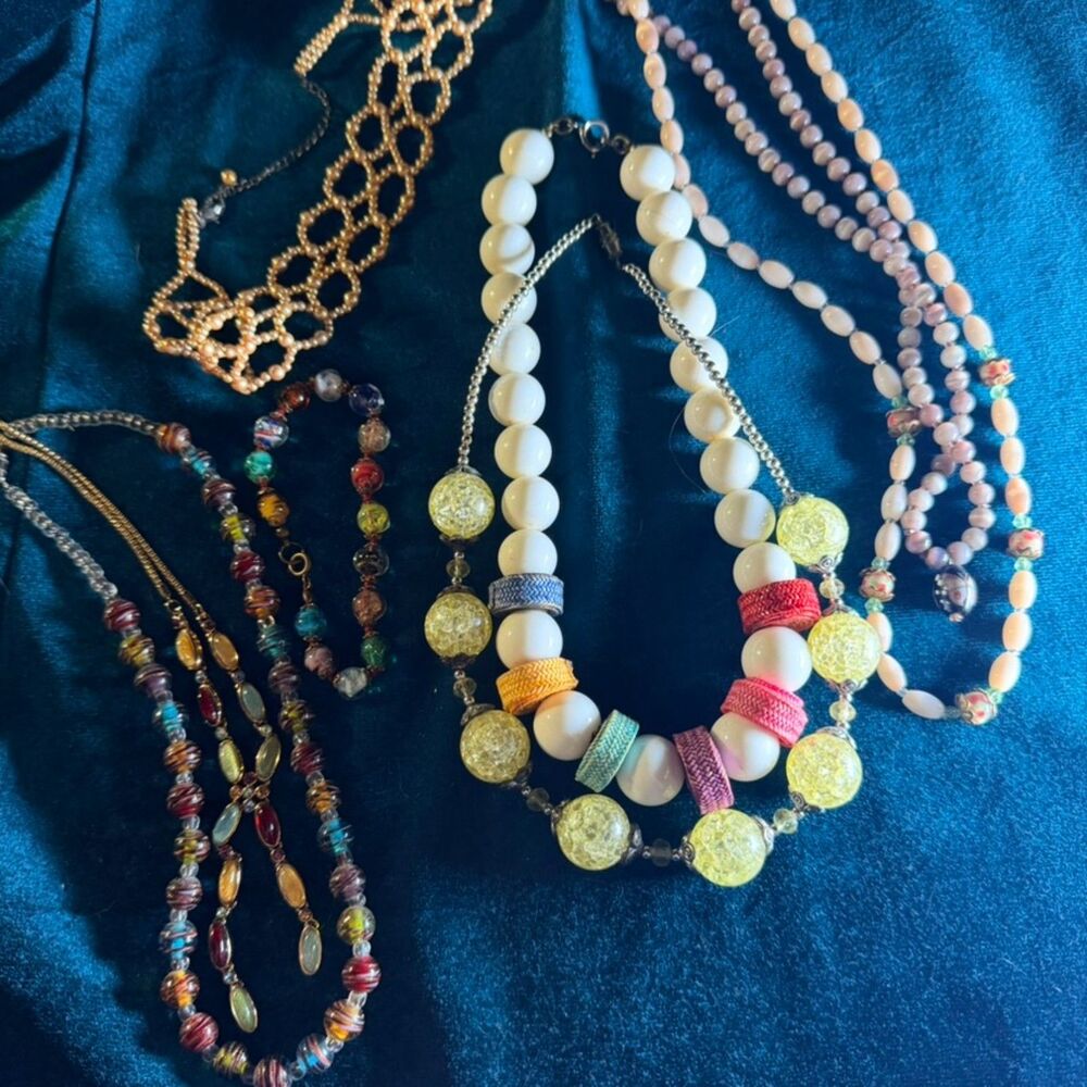 8 Piece Curated Collective Jewelry Set | Necklaces, Bracelet, Choker